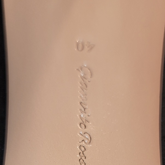 Gianvito Rossi 85 Suede Point-Toe Pumps~Black 3.3" covered heel - Picture 3 of 7